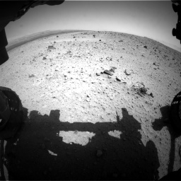 Nasa's Mars rover Curiosity acquired this image using its Front Hazard Avoidance Camera (Front Hazcam) on Sol 404, at drive 1484, site number 16