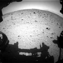 Nasa's Mars rover Curiosity acquired this image using its Front Hazard Avoidance Camera (Front Hazcam) on Sol 404, at drive 1508, site number 16