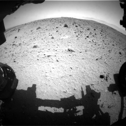 Nasa's Mars rover Curiosity acquired this image using its Front Hazard Avoidance Camera (Front Hazcam) on Sol 404, at drive 1514, site number 16
