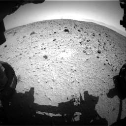 Nasa's Mars rover Curiosity acquired this image using its Front Hazard Avoidance Camera (Front Hazcam) on Sol 404, at drive 1526, site number 16