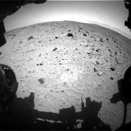 Nasa's Mars rover Curiosity acquired this image using its Front Hazard Avoidance Camera (Front Hazcam) on Sol 404, at drive 1532, site number 16