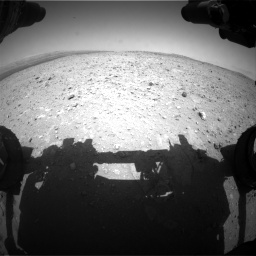 Nasa's Mars rover Curiosity acquired this image using its Front Hazard Avoidance Camera (Front Hazcam) on Sol 404, at drive 1160, site number 16