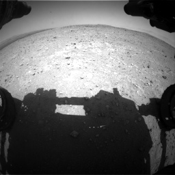 Nasa's Mars rover Curiosity acquired this image using its Front Hazard Avoidance Camera (Front Hazcam) on Sol 404, at drive 1202, site number 16