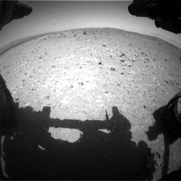 Nasa's Mars rover Curiosity acquired this image using its Front Hazard Avoidance Camera (Front Hazcam) on Sol 404, at drive 1382, site number 16