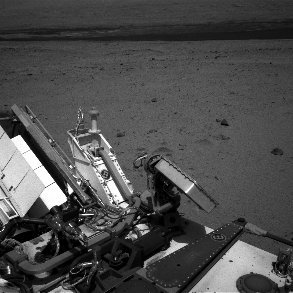Nasa's Mars rover Curiosity acquired this image using its Left Navigation Camera on Sol 404, at drive 1584, site number 16