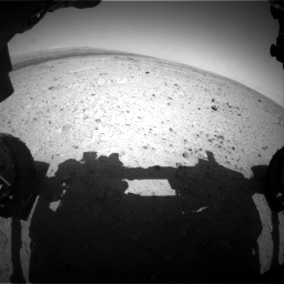 Nasa's Mars rover Curiosity acquired this image using its Front Hazard Avoidance Camera (Front Hazcam) on Sol 406, at drive 1728, site number 16