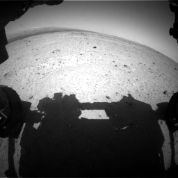 Nasa's Mars rover Curiosity acquired this image using its Front Hazard Avoidance Camera (Front Hazcam) on Sol 406, at drive 1746, site number 16
