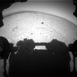 Nasa's Mars rover Curiosity acquired this image using its Front Hazard Avoidance Camera (Front Hazcam) on Sol 406, at drive 1764, site number 16