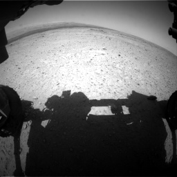 Nasa's Mars rover Curiosity acquired this image using its Front Hazard Avoidance Camera (Front Hazcam) on Sol 406, at drive 1782, site number 16