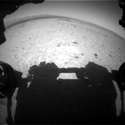 Nasa's Mars rover Curiosity acquired this image using its Front Hazard Avoidance Camera (Front Hazcam) on Sol 406, at drive 1800, site number 16