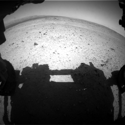 Nasa's Mars rover Curiosity acquired this image using its Front Hazard Avoidance Camera (Front Hazcam) on Sol 406, at drive 1872, site number 16