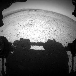 Nasa's Mars rover Curiosity acquired this image using its Front Hazard Avoidance Camera (Front Hazcam) on Sol 406, at drive 1908, site number 16