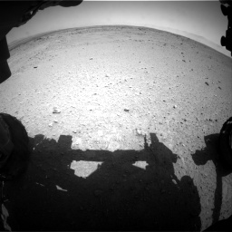 Nasa's Mars rover Curiosity acquired this image using its Front Hazard Avoidance Camera (Front Hazcam) on Sol 406, at drive 2034, site number 16