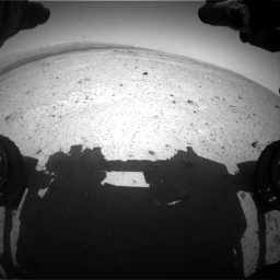 Nasa's Mars rover Curiosity acquired this image using its Front Hazard Avoidance Camera (Front Hazcam) on Sol 406, at drive 1746, site number 16