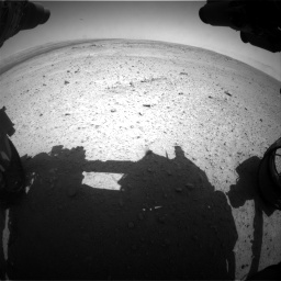 Nasa's Mars rover Curiosity acquired this image using its Front Hazard Avoidance Camera (Front Hazcam) on Sol 406, at drive 1854, site number 16