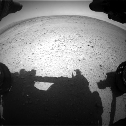Nasa's Mars rover Curiosity acquired this image using its Front Hazard Avoidance Camera (Front Hazcam) on Sol 406, at drive 1962, site number 16
