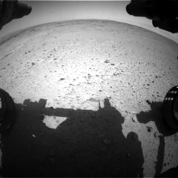 Nasa's Mars rover Curiosity acquired this image using its Front Hazard Avoidance Camera (Front Hazcam) on Sol 406, at drive 1980, site number 16