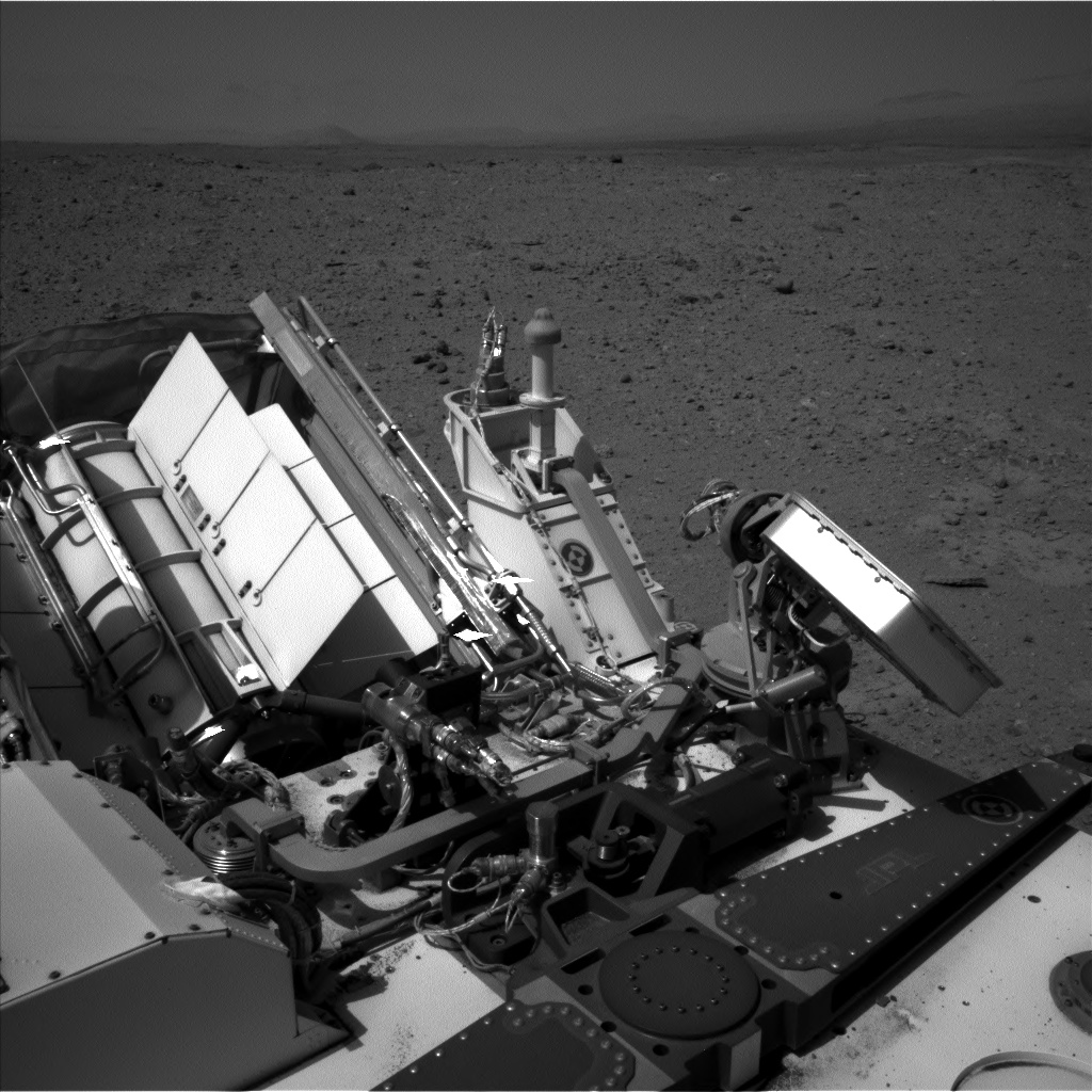 Nasa's Mars rover Curiosity acquired this image using its Left Navigation Camera on Sol 408, at drive 0, site number 17