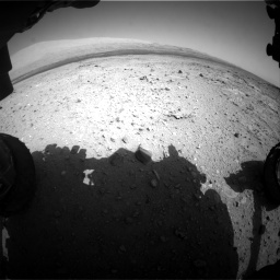 Nasa's Mars rover Curiosity acquired this image using its Front Hazard Avoidance Camera (Front Hazcam) on Sol 409, at drive 96, site number 17