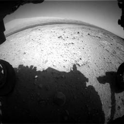 Nasa's Mars rover Curiosity acquired this image using its Front Hazard Avoidance Camera (Front Hazcam) on Sol 409, at drive 102, site number 17