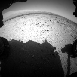 Nasa's Mars rover Curiosity acquired this image using its Front Hazard Avoidance Camera (Front Hazcam) on Sol 409, at drive 108, site number 17