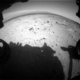Nasa's Mars rover Curiosity acquired this image using its Front Hazard Avoidance Camera (Front Hazcam) on Sol 409, at drive 114, site number 17