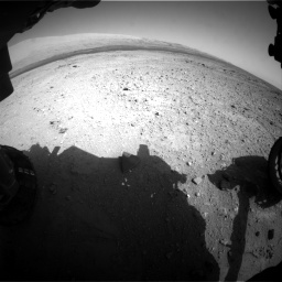 Nasa's Mars rover Curiosity acquired this image using its Front Hazard Avoidance Camera (Front Hazcam) on Sol 409, at drive 144, site number 17