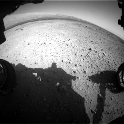 Nasa's Mars rover Curiosity acquired this image using its Front Hazard Avoidance Camera (Front Hazcam) on Sol 409, at drive 186, site number 17