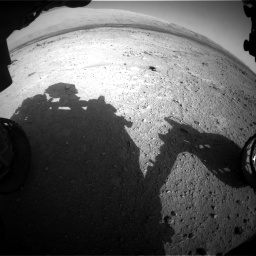 Nasa's Mars rover Curiosity acquired this image using its Front Hazard Avoidance Camera (Front Hazcam) on Sol 409, at drive 348, site number 17
