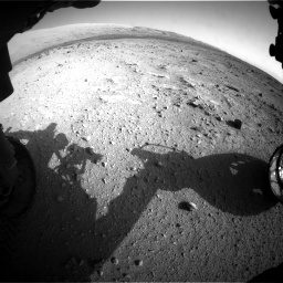 Nasa's Mars rover Curiosity acquired this image using its Front Hazard Avoidance Camera (Front Hazcam) on Sol 409, at drive 528, site number 17