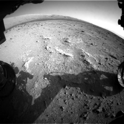 Nasa's Mars rover Curiosity acquired this image using its Front Hazard Avoidance Camera (Front Hazcam) on Sol 409, at drive 546, site number 17