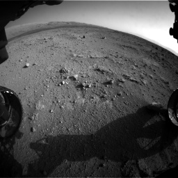 Nasa's Mars rover Curiosity acquired this image using its Front Hazard Avoidance Camera (Front Hazcam) on Sol 409, at drive 600, site number 17