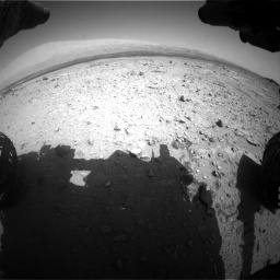 Nasa's Mars rover Curiosity acquired this image using its Front Hazard Avoidance Camera (Front Hazcam) on Sol 409, at drive 84, site number 17