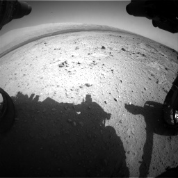Nasa's Mars rover Curiosity acquired this image using its Front Hazard Avoidance Camera (Front Hazcam) on Sol 409, at drive 114, site number 17