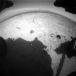 Nasa's Mars rover Curiosity acquired this image using its Front Hazard Avoidance Camera (Front Hazcam) on Sol 409, at drive 138, site number 17