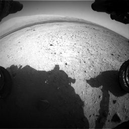 Nasa's Mars rover Curiosity acquired this image using its Front Hazard Avoidance Camera (Front Hazcam) on Sol 409, at drive 150, site number 17