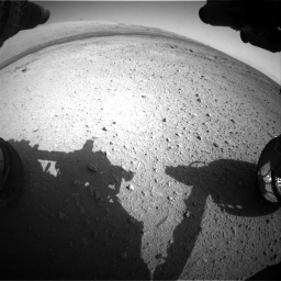 Nasa's Mars rover Curiosity acquired this image using its Front Hazard Avoidance Camera (Front Hazcam) on Sol 409, at drive 222, site number 17