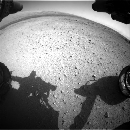 Nasa's Mars rover Curiosity acquired this image using its Front Hazard Avoidance Camera (Front Hazcam) on Sol 409, at drive 240, site number 17