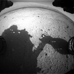 Nasa's Mars rover Curiosity acquired this image using its Front Hazard Avoidance Camera (Front Hazcam) on Sol 409, at drive 330, site number 17