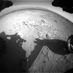 Nasa's Mars rover Curiosity acquired this image using its Front Hazard Avoidance Camera (Front Hazcam) on Sol 409, at drive 384, site number 17