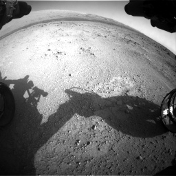 Nasa's Mars rover Curiosity acquired this image using its Front Hazard Avoidance Camera (Front Hazcam) on Sol 409, at drive 474, site number 17
