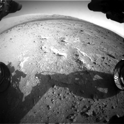 Nasa's Mars rover Curiosity acquired this image using its Front Hazard Avoidance Camera (Front Hazcam) on Sol 409, at drive 546, site number 17