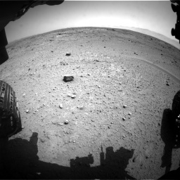 Nasa's Mars rover Curiosity acquired this image using its Front Hazard Avoidance Camera (Front Hazcam) on Sol 412, at drive 1102, site number 17