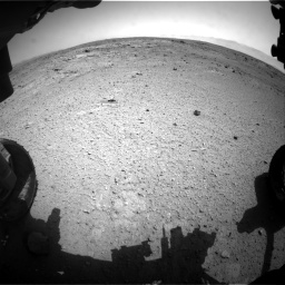 Nasa's Mars rover Curiosity acquired this image using its Front Hazard Avoidance Camera (Front Hazcam) on Sol 412, at drive 1120, site number 17