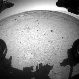 Nasa's Mars rover Curiosity acquired this image using its Front Hazard Avoidance Camera (Front Hazcam) on Sol 412, at drive 1120, site number 17