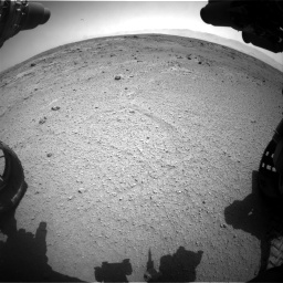 Nasa's Mars rover Curiosity acquired this image using its Front Hazard Avoidance Camera (Front Hazcam) on Sol 412, at drive 1138, site number 17