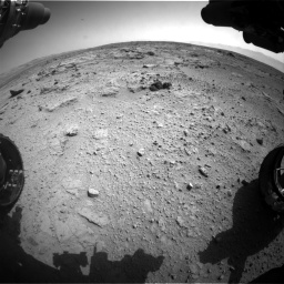 Nasa's Mars rover Curiosity acquired this image using its Front Hazard Avoidance Camera (Front Hazcam) on Sol 412, at drive 1282, site number 17