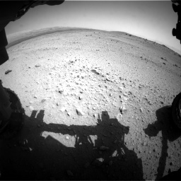 Nasa's Mars rover Curiosity acquired this image using its Front Hazard Avoidance Camera (Front Hazcam) on Sol 413, at drive 276, site number 18