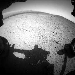 Nasa's Mars rover Curiosity acquired this image using its Front Hazard Avoidance Camera (Front Hazcam) on Sol 413, at drive 390, site number 18