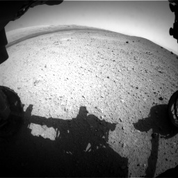 Nasa's Mars rover Curiosity acquired this image using its Front Hazard Avoidance Camera (Front Hazcam) on Sol 413, at drive 396, site number 18